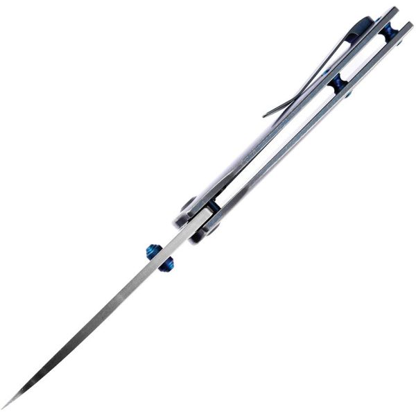 Kansept Convict Framelock S35VN Blue Titanium