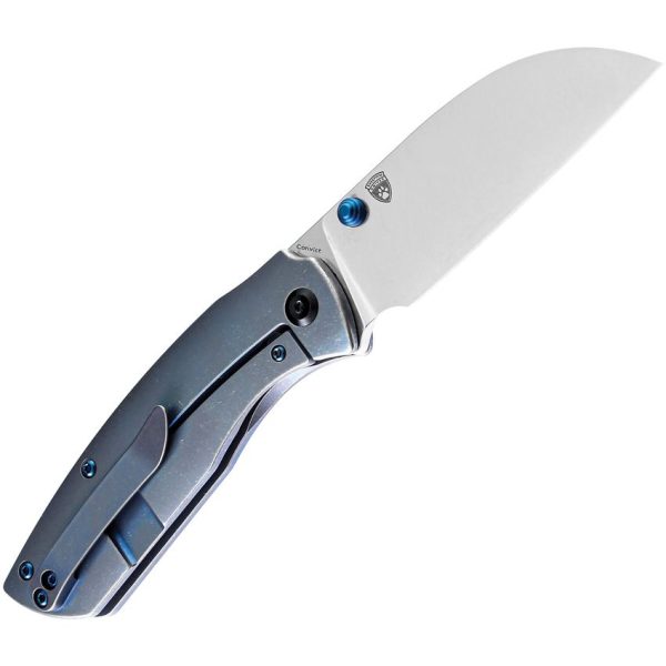 Kansept Convict Framelock S35VN Blue Titanium