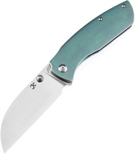 Kansept Convict Framelock S35VN Green Titanium