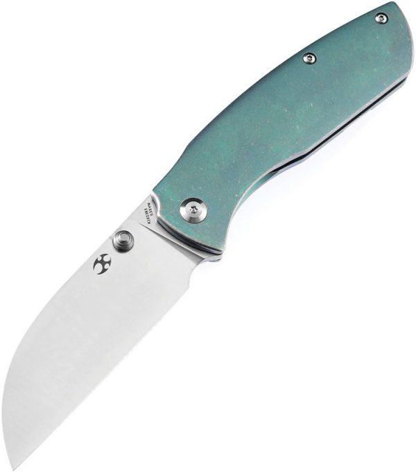 Kansept Convict Framelock S35VN Green Titanium