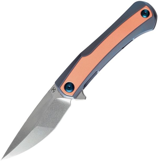 Kansept Kratos Framelock CPM S35VN Blue Titanium
