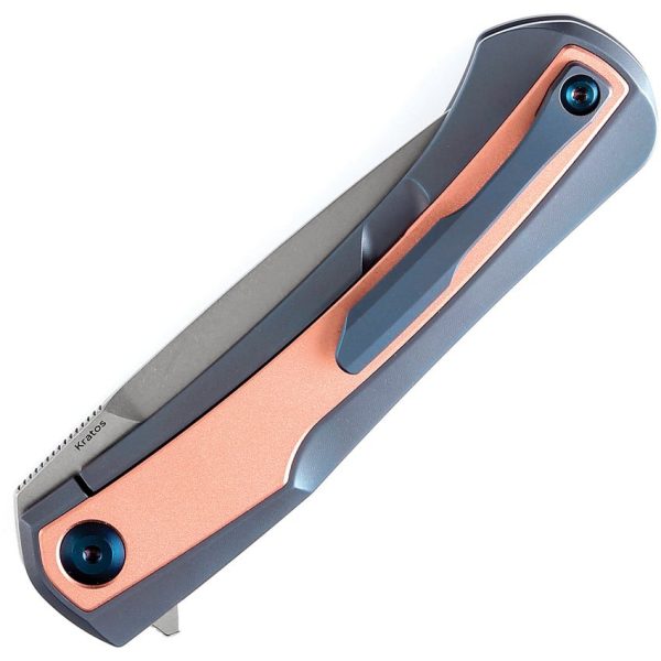 Kansept Kratos Framelock CPM S35VN Blue Titanium