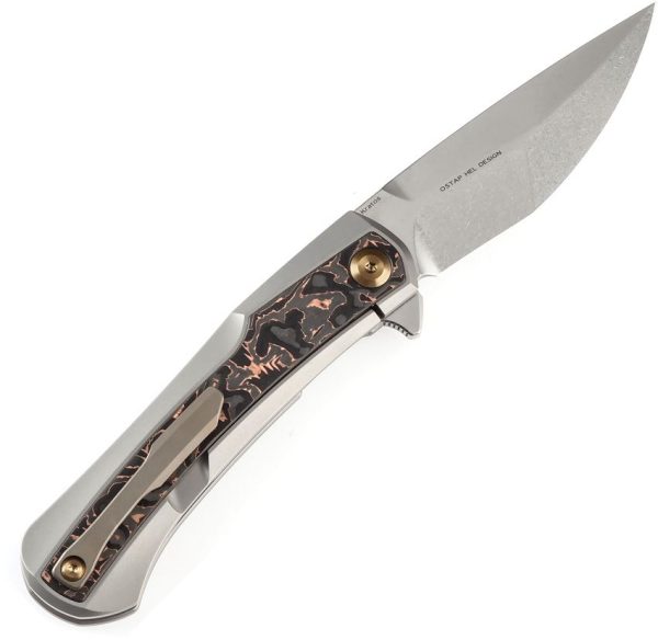 Kansept Kratos Framelock Copper Carbon Fiber