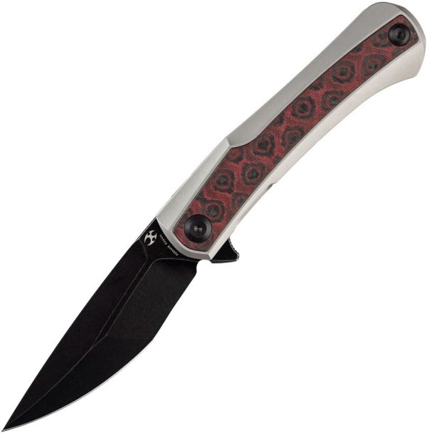 Kansept Kratos Framelock Red/Black Carbon Fiber