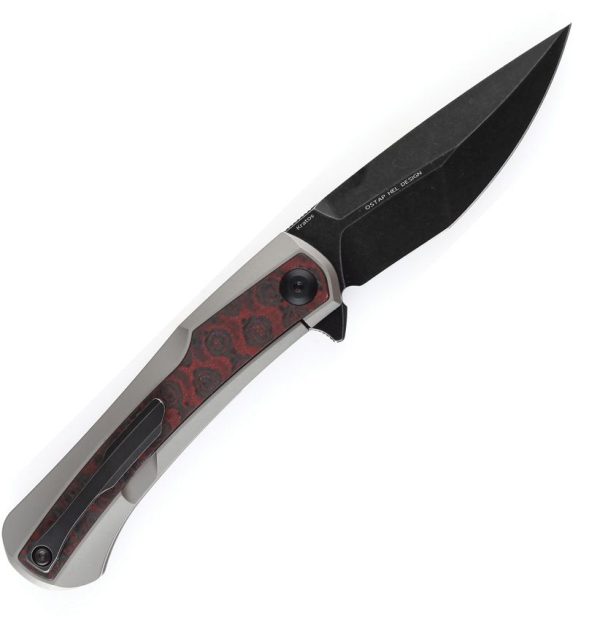 Kansept Kratos Framelock Red/Black Carbon Fiber