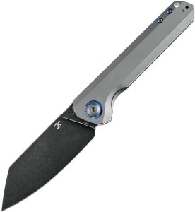 Kansept Bulldozer Framelock Gray Titanium