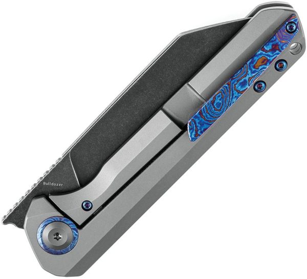Kansept Bulldozer Framelock Gray Titanium