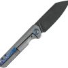 Kansept Bulldozer Framelock Gray Titanium