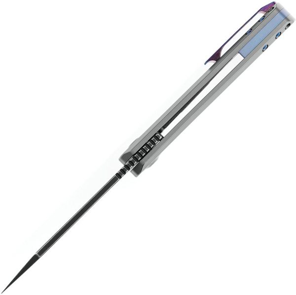 Kansept Bulldozer Framelock Gray Titanium