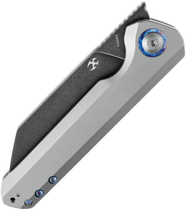 Kansept Bulldozer Framelock Gray Titanium