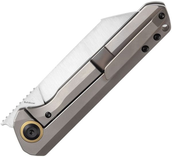 Kansept Bulldozer Framelock Bronze Titanium