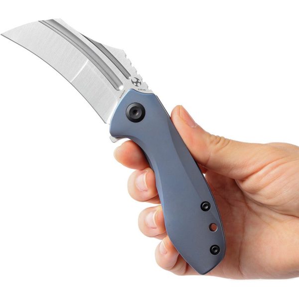 Kansept KTC3 Linerlock Blue Titanium Folding Knife