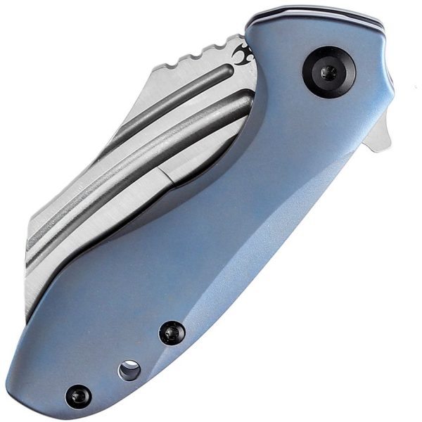 Kansept KTC3 Linerlock Blue Titanium Folding Knife