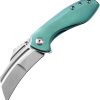 Kansept KTC3 Linerlock Green Titanium Folding Knife