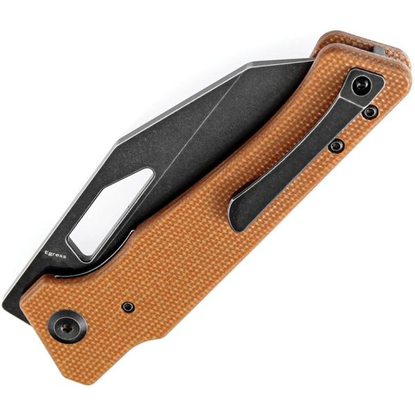 Kansept Egress Linerlock Wharncliffe Micarta