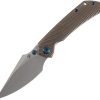 Kansept Fenrir Framelock Bronze Ti Wharncliffe CPM S35VN