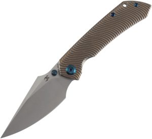 Kansept Fenrir Framelock Bronze Ti Wharncliffe CPM S35VN