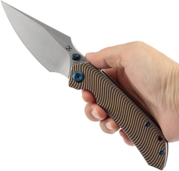 Kansept Fenrir Framelock Bronze Ti Wharncliffe CPM S35VN