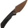 Kansept Fenrir Framelock Rose Gold Wharncliffe CPM S35VN