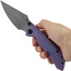 Kansept Fenrir Framelock Damascus Purple Anodized