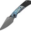 Kansept Fenrir Crossbar Damascus Lightning Strike Titanium