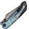 Kansept Fenrir Crossbar Damascus Lightning Strike Titanium