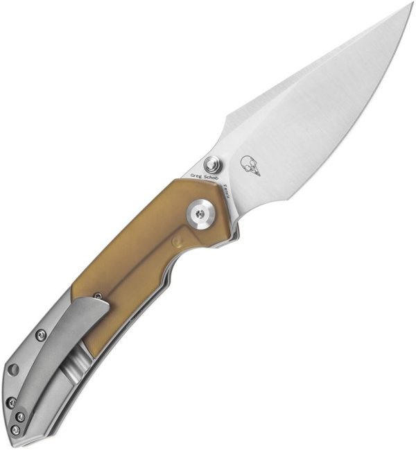 Kansept Fenrir Linerlock PEI Gray Titanium CPM S35VN