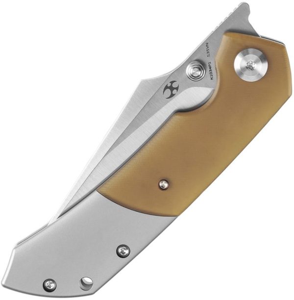 Kansept Fenrir Linerlock PEI Gray Titanium CPM S35VN