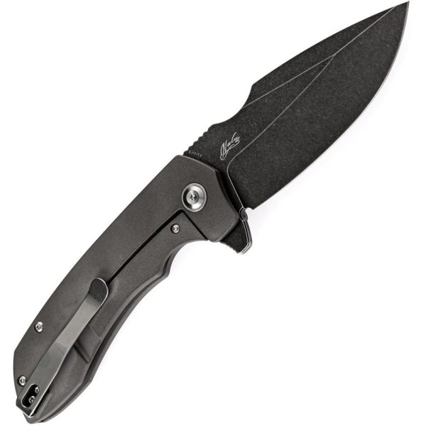 Kansept Entity Framelock Black Stonewash CPM S35VN