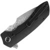 Kansept Entity Framelock Damascus Black Titanium