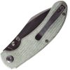 Kansept Nesstreet Linerlock Green Canvas Micarta