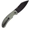 Kansept Nesstreet Linerlock Green Canvas Micarta