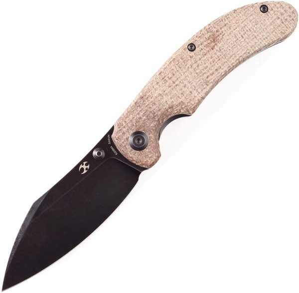 Kansept Nesstreet Linerlock Brown Stonewash CPM S35VN