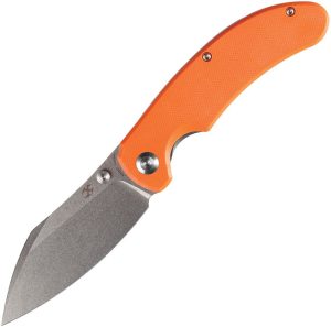 Kansept Nesstreet Linerlock Orange G10 CPM S35VN