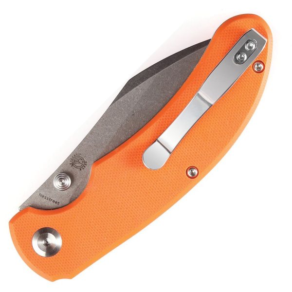 Kansept Nesstreet Linerlock Orange G10 CPM S35VN