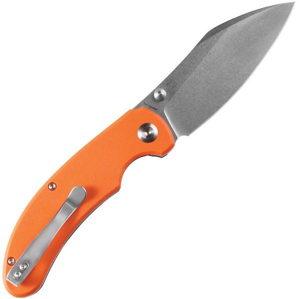 Kansept Nesstreet Linerlock Orange G10 CPM S35VN