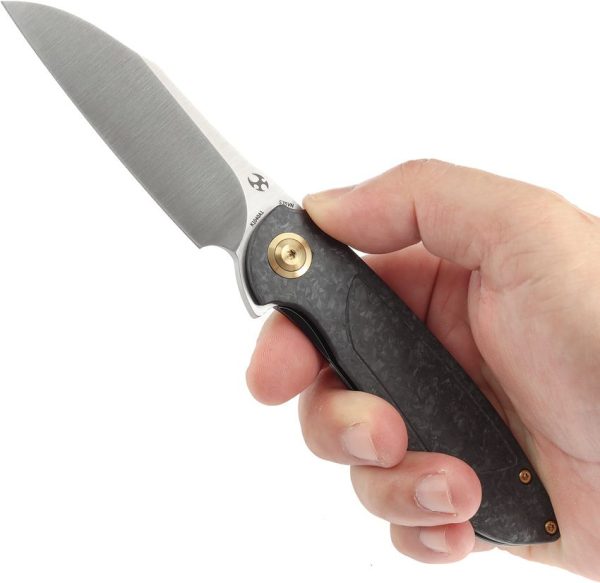 Kansept Prometheus Framelock CF Sheepsfoot CPM S35VN