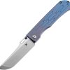 Kansept Reedus Framelock CPM S35VN Blue Titanium