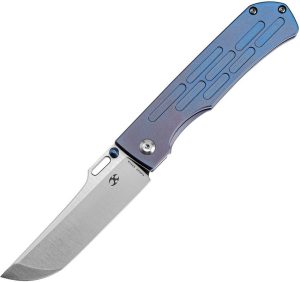 Kansept Reedus Framelock CPM S35VN Blue Titanium