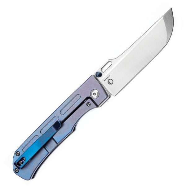 Kansept Reedus Framelock CPM S35VN Blue Titanium