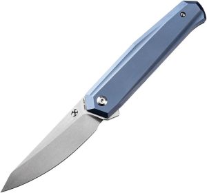 Kansept Integra Framelock M390 Blue Titanium