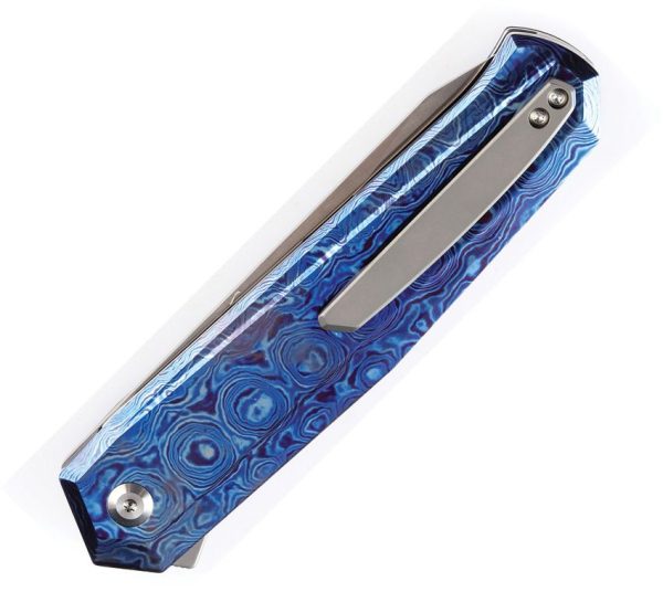 Kansept Integra Framelock S35VN Timascus Handle