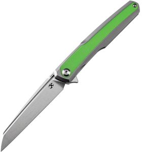 Kansept Arcus Framelock S35VN Green G10 Inlay