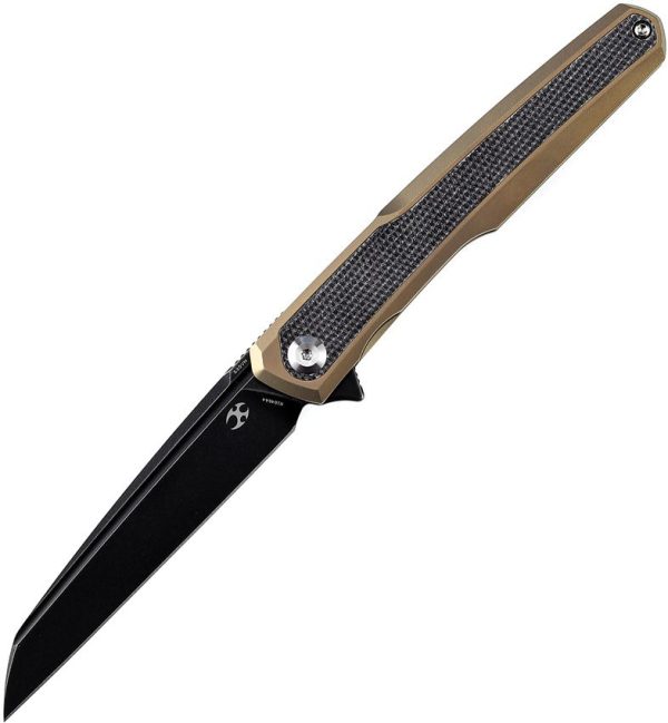 Kansept Arcus Gold Titanium Wharncliffe CPM S35VN