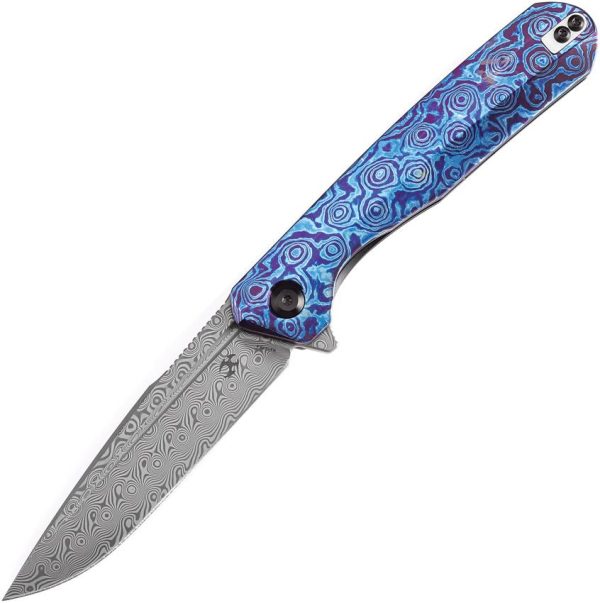 Kansept Qilin Linerlock Timascus Damascus Luxury