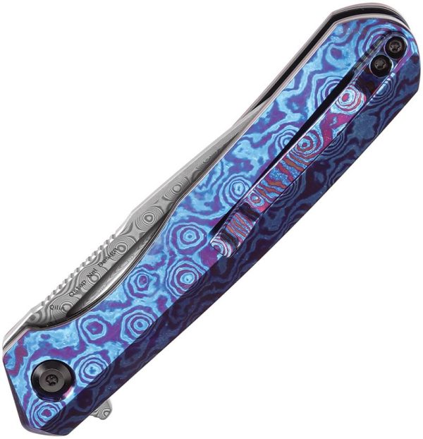 Kansept Qilin Linerlock Timascus Damascus Luxury
