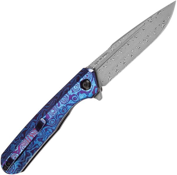 Kansept Qilin Linerlock Timascus Damascus Luxury