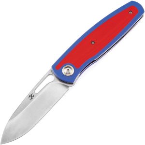 Kansept Mato Linerlock Red/Blue G10 CPM S35VN
