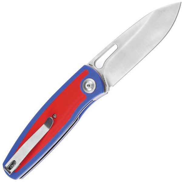 Kansept Mato Linerlock Red/Blue G10 CPM S35VN