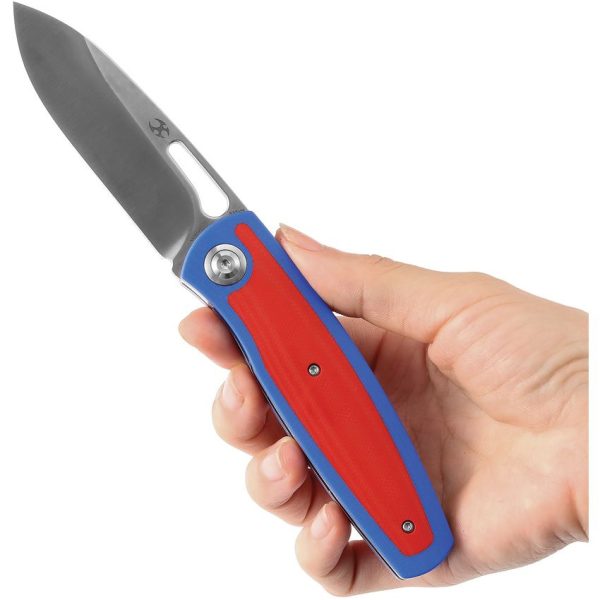 Kansept Mato Linerlock Red/Blue G10 CPM S35VN